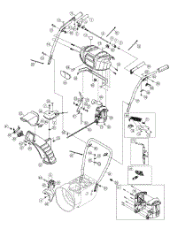 Chute & Handle Assembly parts for Craftsman Snow Thrower 247.88830 / 2010 from AppliancePartsPros.com