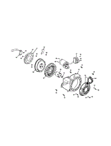 483-Sua Starter Assembly & Blower Housing parts for Craftsman Snow Thrower 247.888301 / 2011 from AppliancePartsPros.com