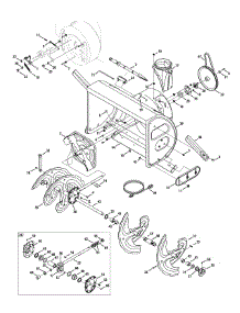 Auger & Housing Assembly parts for Craftsman Snow Thrower 247.88833 / 2009 from AppliancePartsPros.com