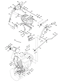 Handle & Chute Assembly parts for Craftsman Snow Thrower 247.88833 / 2009 from AppliancePartsPros.com