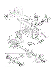 Auger & Housing Assembly parts for Craftsman Snow Thrower 247.88835 / 2010 from AppliancePartsPros.com