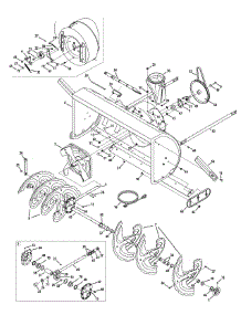 Auger & Housing Assembly parts for Craftsman Snow Thrower 247.88846 / 2009 from AppliancePartsPros.com