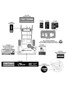 Label Map parts for Craftsman Snow Thrower 247.88846 / 2009 from AppliancePartsPros.com
