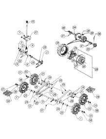 Track Drive parts for Craftsman Snow Thrower 247.888500 / 1998 from AppliancePartsPros.com