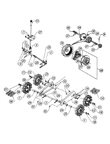 Track Drive parts for Craftsman Snow Thrower 247.888510 / 1999 from AppliancePartsPros.com