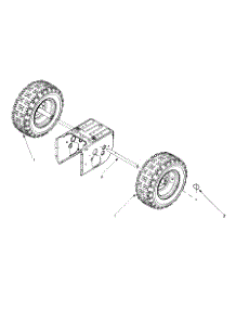 Wheels parts for Craftsman Snow Thrower 247.888520 / 1999 from AppliancePartsPros.com