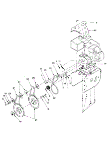 Drive Belt parts for Craftsman Snow Thrower 247.888530 / 1999 from AppliancePartsPros.com