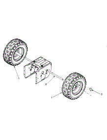 Wheels parts for Craftsman Snow Thrower 247.888530 / 1999 from AppliancePartsPros.com