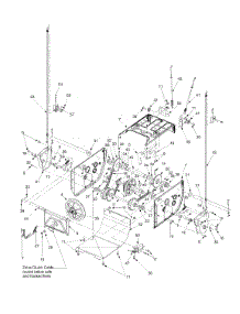 Frame Assembly parts for Craftsman Snow Thrower 247.888540 / 2001 from AppliancePartsPros.com