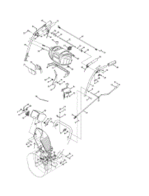 Handle Panel & Chute Control parts for Craftsman Snow Thrower 247.888760 / 2015 from AppliancePartsPros.com