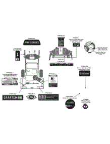 Label Map parts for Craftsman Snow Thrower 247.888760 / 2015 from AppliancePartsPros.com