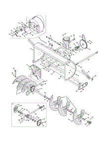 Auger & Housing parts for Craftsman Snow Thrower 247.888780 / 2015 from AppliancePartsPros.com