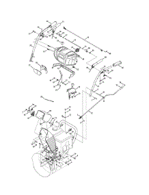 Handle Panel & Chute Control parts for Craftsman Snow Thrower 247.888780 / 2015 from AppliancePartsPros.com