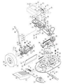 Drive & Wheels parts for Craftsman Self-Propelled Walk-Behind Mower 247.889330 / 2007 from AppliancePartsPros.com