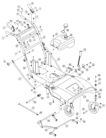 General Assembly parts for Craftsman Self-Propelled Walk-Behind Mower 247.889330 / 2007 from AppliancePartsPros.com