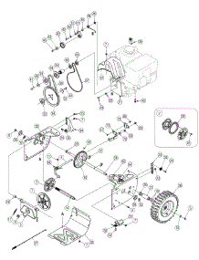 Drive Assembly parts for Craftsman Snow Thrower 247.88957 / 2009 from AppliancePartsPros.com