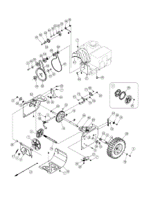 Drive Assembly parts for Craftsman Snow Thrower 247.889571 / 2010 from AppliancePartsPros.com