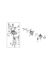 265-Su-11 Carburetor parts for Craftsman Snow Thrower 247.889571 / 2011 from AppliancePartsPros.com