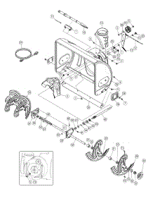 Auger & Housing Assembly parts for Craftsman Snow Thrower 247.889571 / 2011 from AppliancePartsPros.com