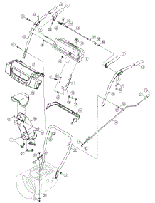 Handle Panel Assembly parts for Craftsman Snow Thrower 247.889571 / 2011 from AppliancePartsPros.com