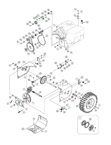 Drive Assembly parts for Craftsman Snow Thrower 247.889701 / 2008 from AppliancePartsPros.com
