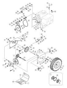 Drive Assembly parts for Craftsman Snow Thrower 247.889701 / 2009 from AppliancePartsPros.com