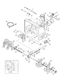 Augers & Housing Assembly parts for Craftsman Snow Thrower 247.889702 / 2010 from AppliancePartsPros.com