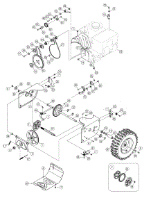 Drive Assembly parts for Craftsman Snow Thrower 247.889703 / 2011 from AppliancePartsPros.com