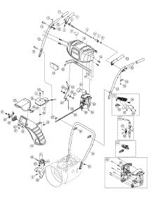 Handle Panel Assembly parts for Craftsman Snow Thrower 247.889703 / 2011 from AppliancePartsPros.com