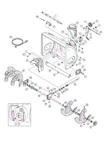 Auger & Housing Assembly parts for Craftsman Snow Thrower 247.889703 / 2012 from AppliancePartsPros.com