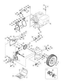Drive Assembly parts for Craftsman Snow Thrower 247.889703 / 2012 from AppliancePartsPros.com