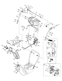 Handle & Chute Assembly parts for Craftsman Snow Thrower 247.889703 / 2012 from AppliancePartsPros.com