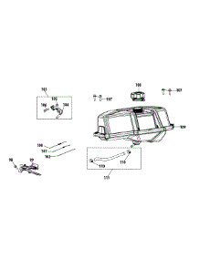 270-Qu Fuel Tank parts for Craftsman Snow Thrower 247.88972 / 2014 from AppliancePartsPros.com