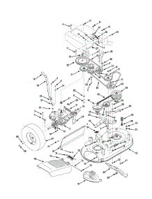Deck Assembly parts for Craftsman Self-Propelled Walk-Behind Mower 247.889981 / 2011 from AppliancePartsPros.com