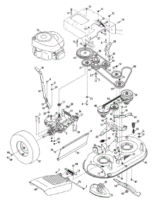 Deck Assembly parts for Craftsman Self-Propelled Walk-Behind Mower 247.889981 / 2012 from AppliancePartsPros.com