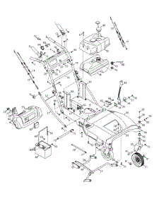General Assembly parts for Craftsman Self-Propelled Walk-Behind Mower 247.889981 / 2012 from AppliancePartsPros.com