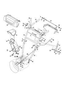 Handle & Chute Control parts for Craftsman Snow Thrower 247.985360 / 2013 from AppliancePartsPros.com