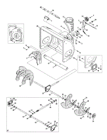 Auger & Housing parts for Craftsman Snow Thrower 247.985370 / 2013 from AppliancePartsPros.com