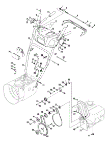 Handle & Panel parts for Craftsman Snow Thrower 247.985370 / 2013 from AppliancePartsPros.com