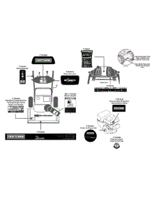 Label Map parts for Craftsman Snow Thrower 247.985370 / 2013 from AppliancePartsPros.com