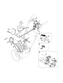 Chute Control parts for Craftsman Snow Thrower 247.985380 / 2013 from AppliancePartsPros.com