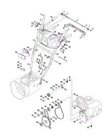 Handle & Panel parts for Craftsman Snow Thrower 247.985380 / 2013 from AppliancePartsPros.com