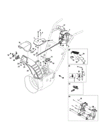 Chute Control parts for Craftsman Snow Thrower 247.985390 / 2013 from AppliancePartsPros.com
