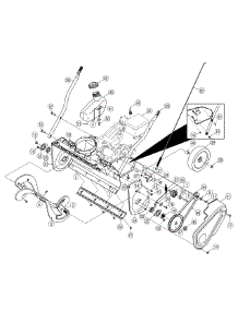 Auger & Housing parts for Craftsman Snow Thrower 247.9854 / 2012 from AppliancePartsPros.com