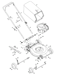 General Assembly parts for Craftsman Push Walk-Behind Mower 247.998161 / 2014 from AppliancePartsPros.com