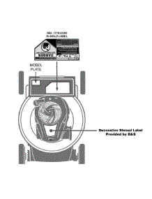 Label Map parts for Craftsman Push Walk-Behind Mower 247.998161 / 2015 from AppliancePartsPros.com