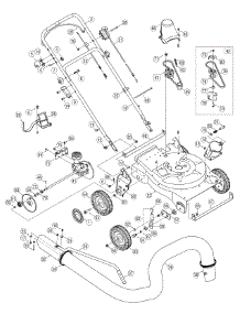 Handle Assembly parts for Craftsman Chipper-Shredder & Vac 24A-070H799 / 2006 from AppliancePartsPros.com