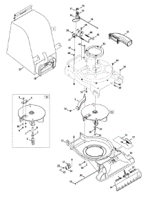 Impeller & Bag Assembly parts for Craftsman Chipper-Shredder & Vac 24A-070J099 / 2011 from AppliancePartsPros.com