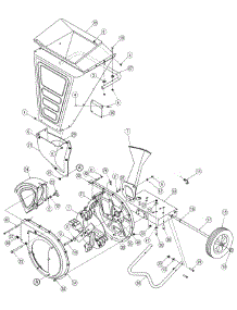 General Assembly parts for Craftsman Chipper-Shredder & Vac 24A-414F799 / 2006 from AppliancePartsPros.com