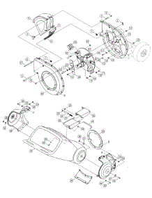 Impeller & Hopper Assembly parts for Craftsman Chipper-Shredder & Vac 24A-464F799 / 2007 from AppliancePartsPros.com